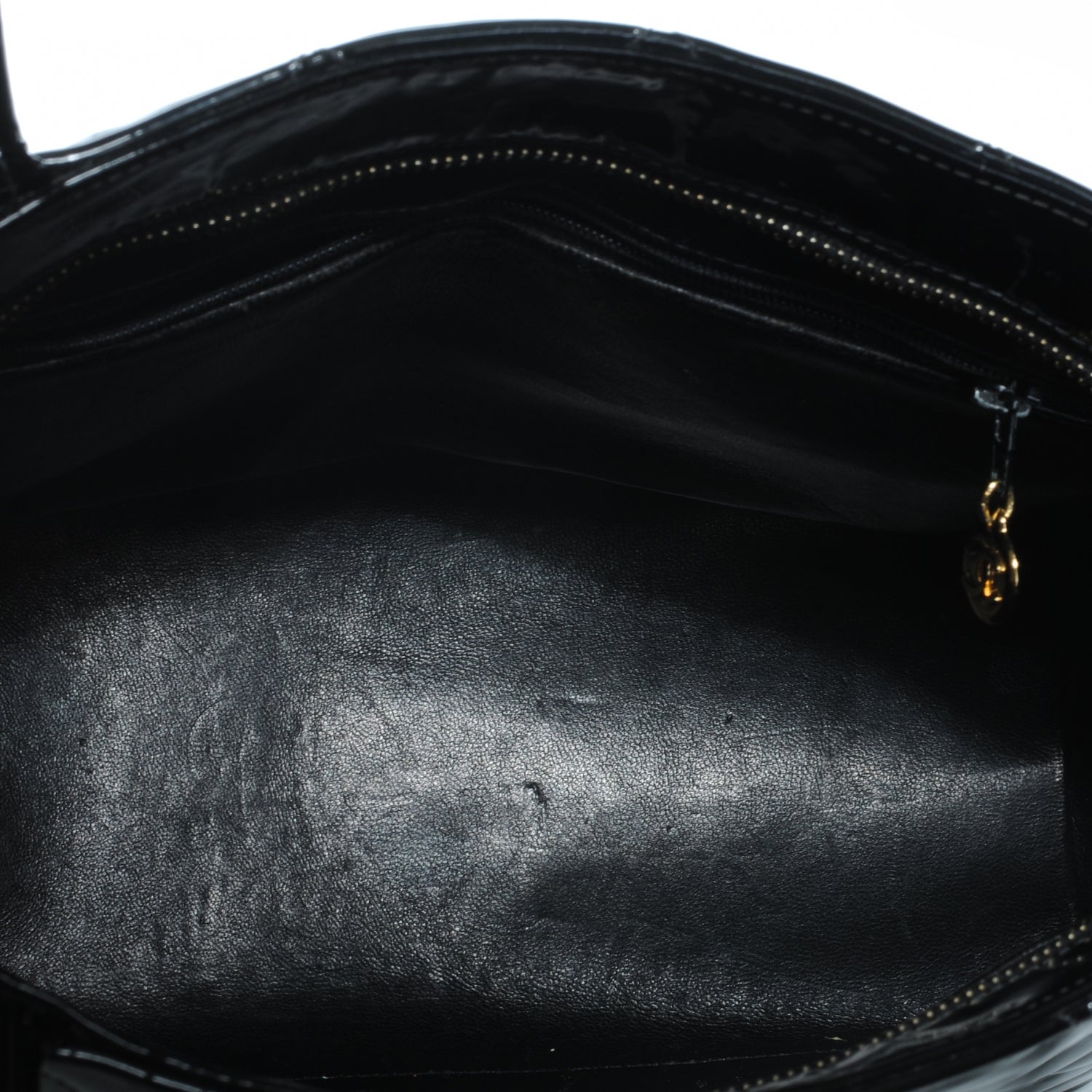 Chanel Patent Medallion Tote Black 5 of 8