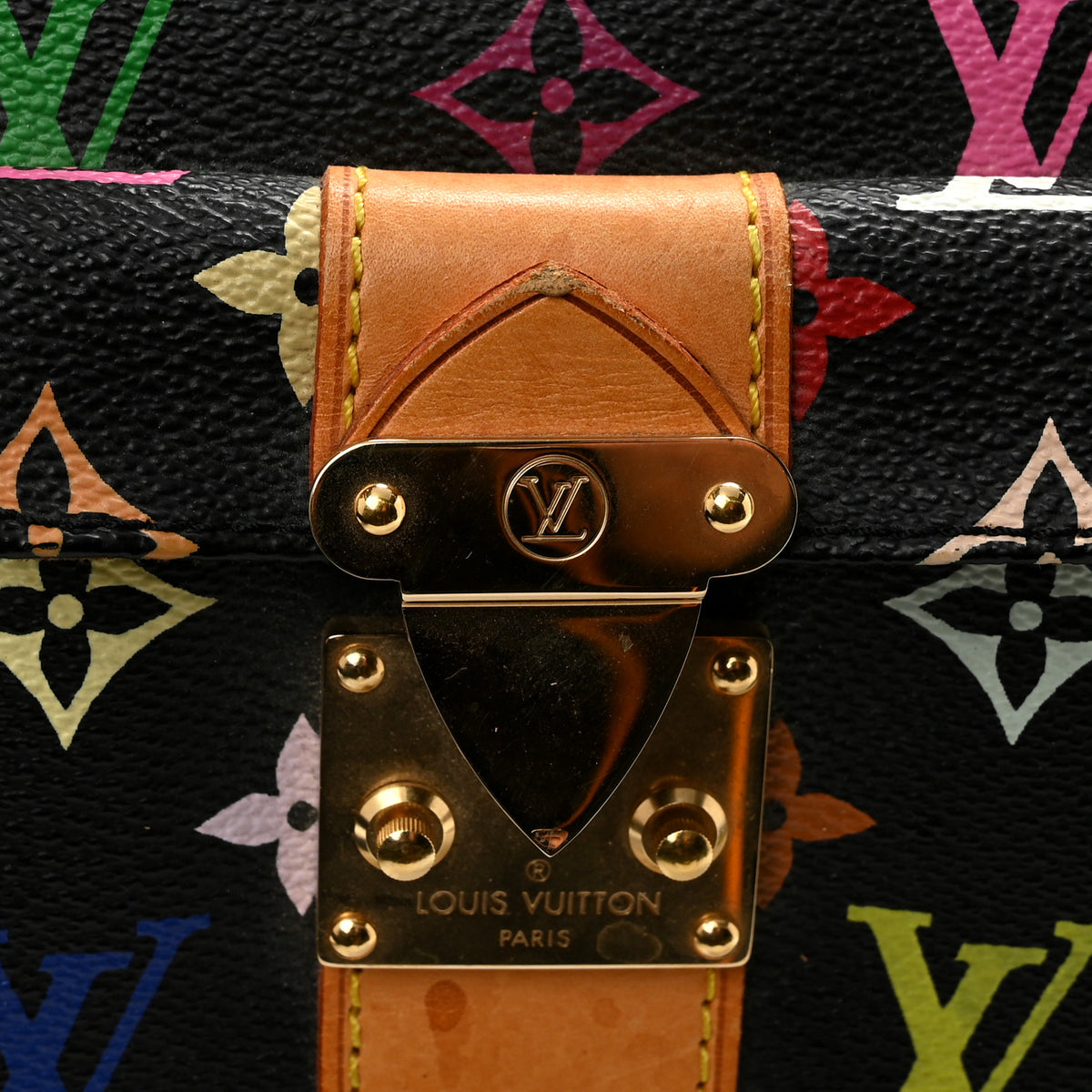 Louis Vuitton Monogram Multicolor Keepall 45 Black 11 of 13