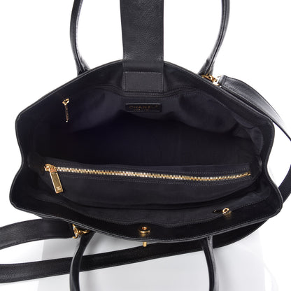 Chanel Calfskin Cerf Executive Shopper Tote Black 9 of 12
