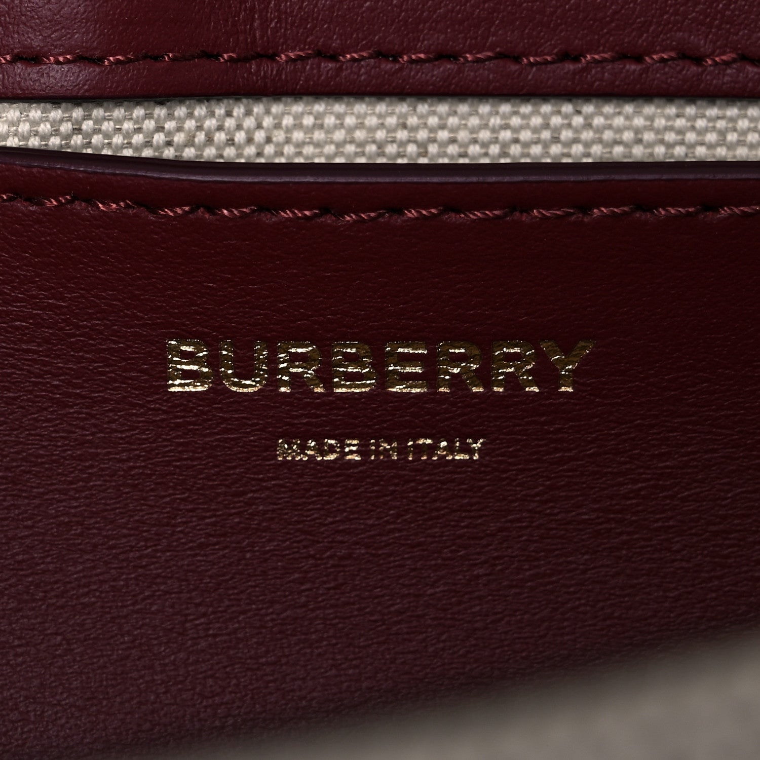 Burberry Canvas Horseferry Print Note Crossbody Bag Natural Tan Fiery Red 6 of 13