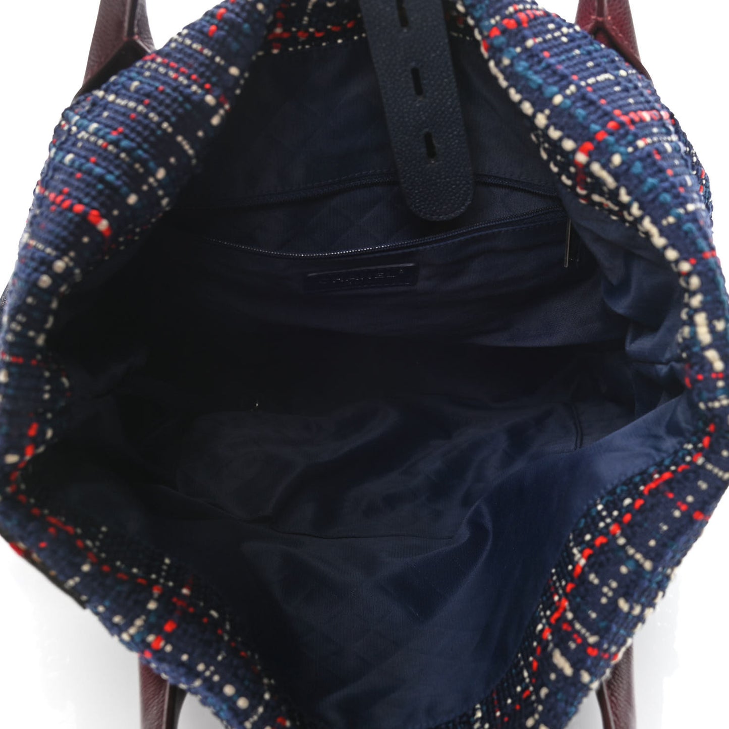 Tweed Crest Trip Backpack Navy Burgundy
