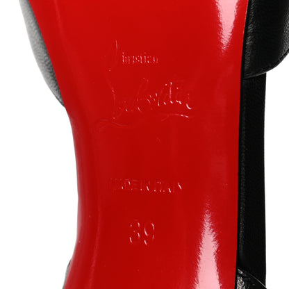 Christian Louboutin Calfskin O Kate Slingback 100 Pumps 39 Black 7 of 7