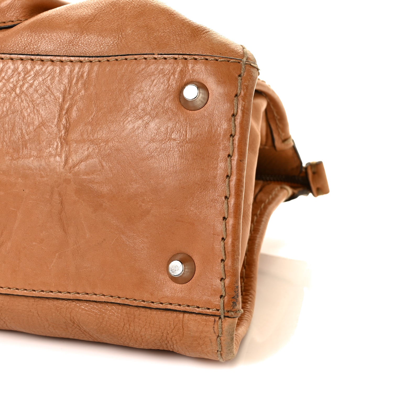 Chloe Calfskin Edith Satchel Beige 15 of 17