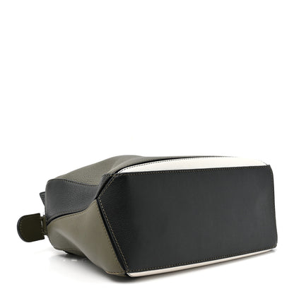 Loewe Calfskin Small Puzzle Bag Black Grey White 4 of 9
