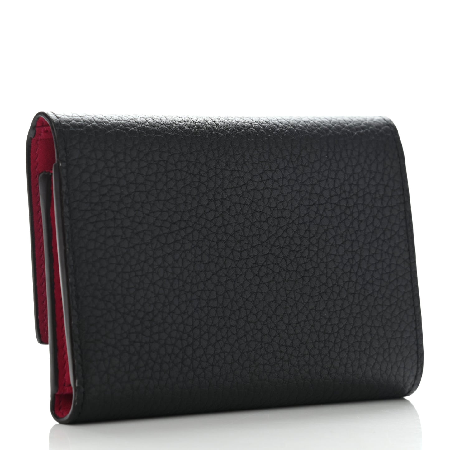 Taurillon Capucines Compact Wallet Black