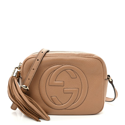 Gucci Pebbled Calfskin Small Soho Disco Bag Rose Beige 1 of 10