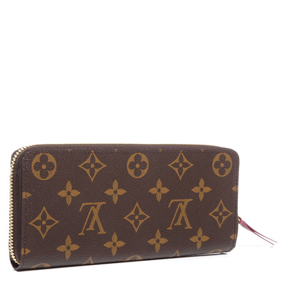 Louis Vuitton Monogram Clemence Wallet Fuchsia 3 of 8