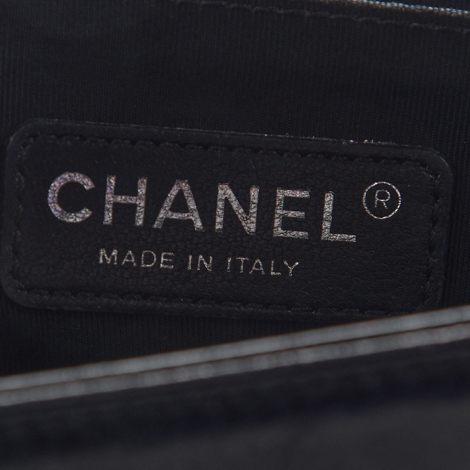 Chanel Calfskin Double Stitch Medium Boy Flap Black 6 of 10