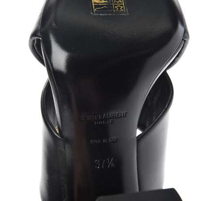 Saint Laurent Calfskin LouLou Mules 37.5 Black 9 of 11