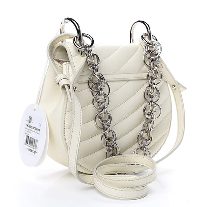 Chloe Calfskin Quilted Mini Drew Bijou Shoulder Bag Natural White 2 of 10