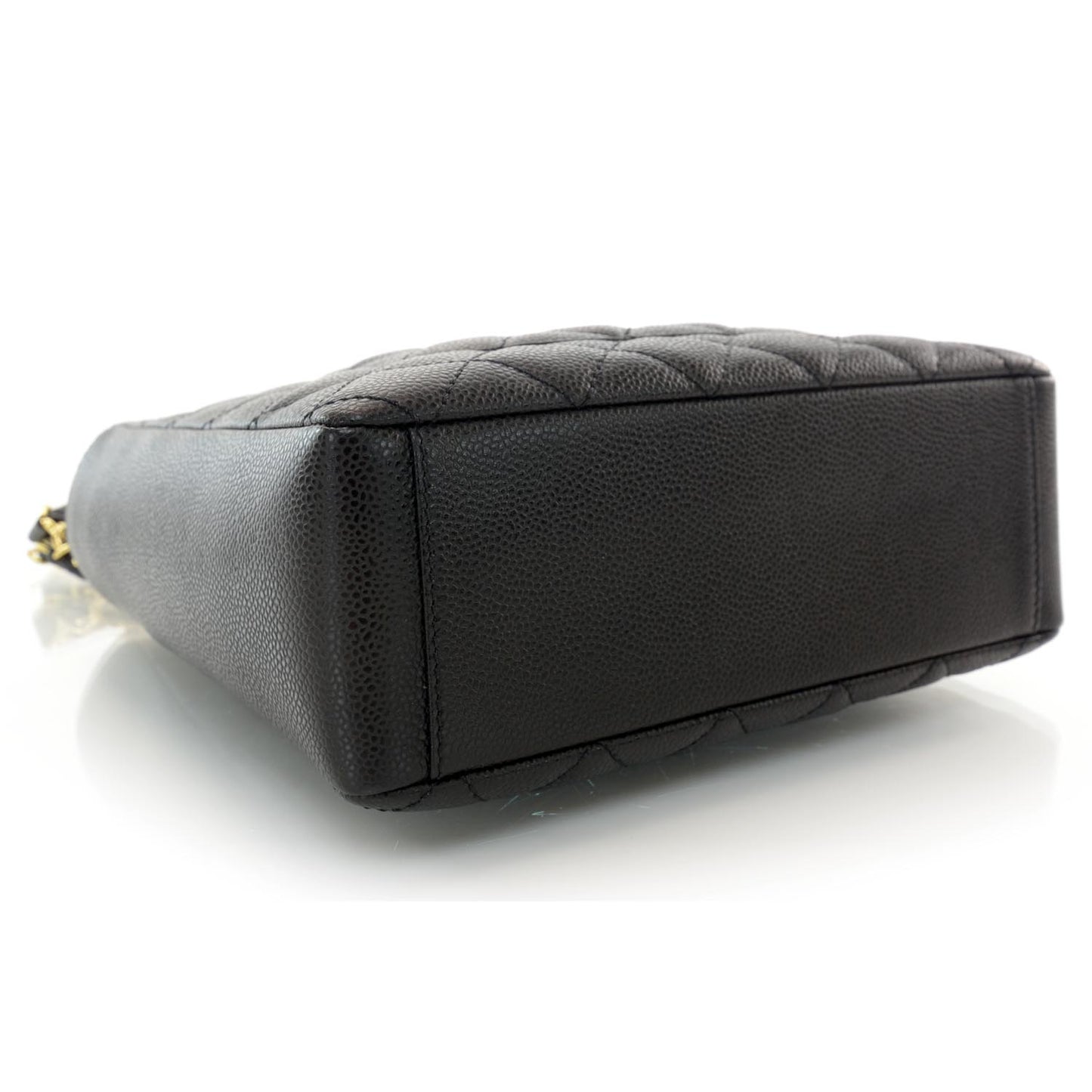 Caviar Petit Shopping Tote PST Black