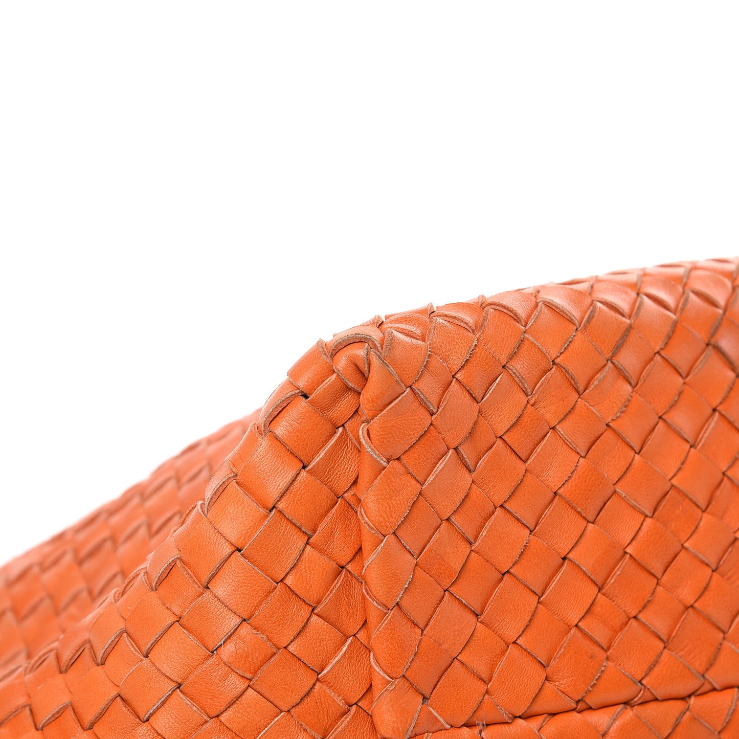 Nappa Intrecciato Medium Cabat Orange