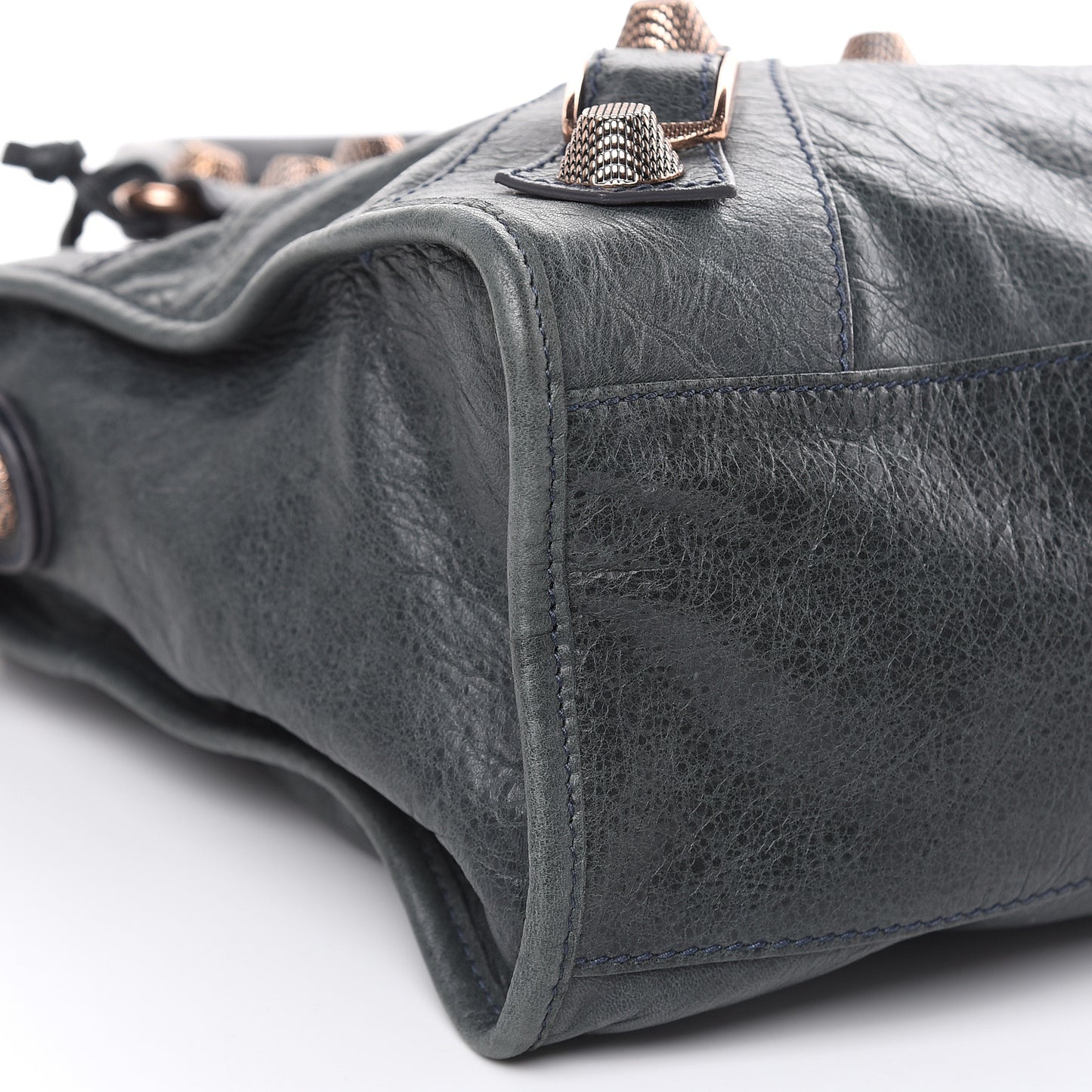 Agneau Giant 21 Rose Gold Hardware City Anthracite