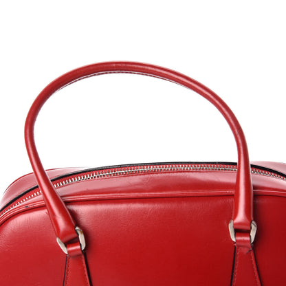 Prada Vitello Lux Mini Bowling Bag Rosso 7 of 18
