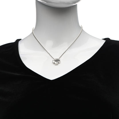 Tiffany Sterling Silver Square Cross Pendant Necklace 2 of 4