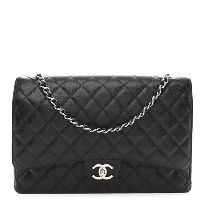 Chanel Caviar Quilted Maxi Double Flap Black 1 of 10