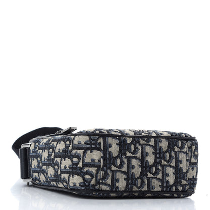 Christian Dior Oblique Messenger Pouch Beige Black 4 of 8