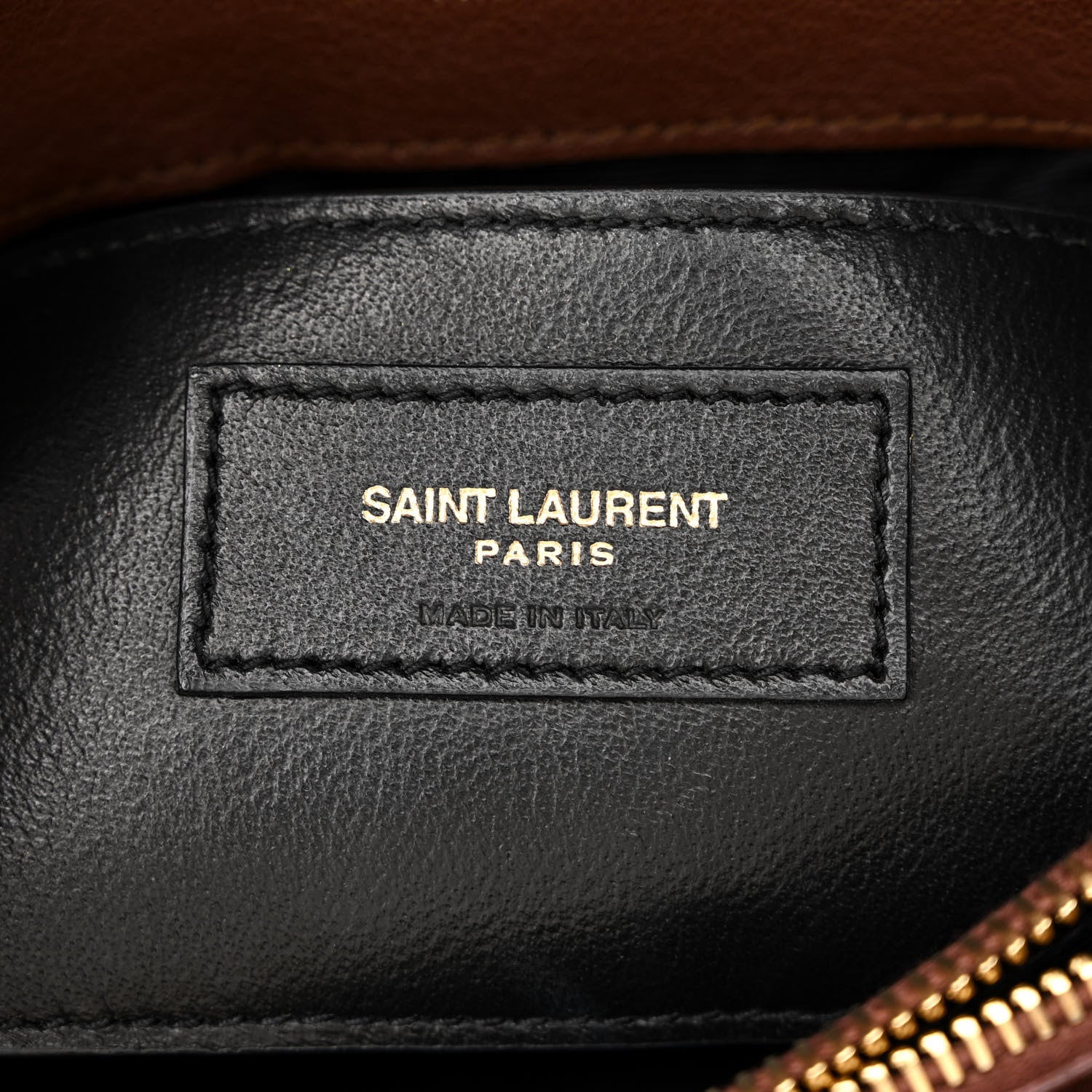 Saint Laurent Sheepskin Matelasse Chevron Monogram Medium College Bag Brick 6 of 15
