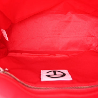 Telfar Vegan Leather Medium Shopping Bag Red 5 of 10