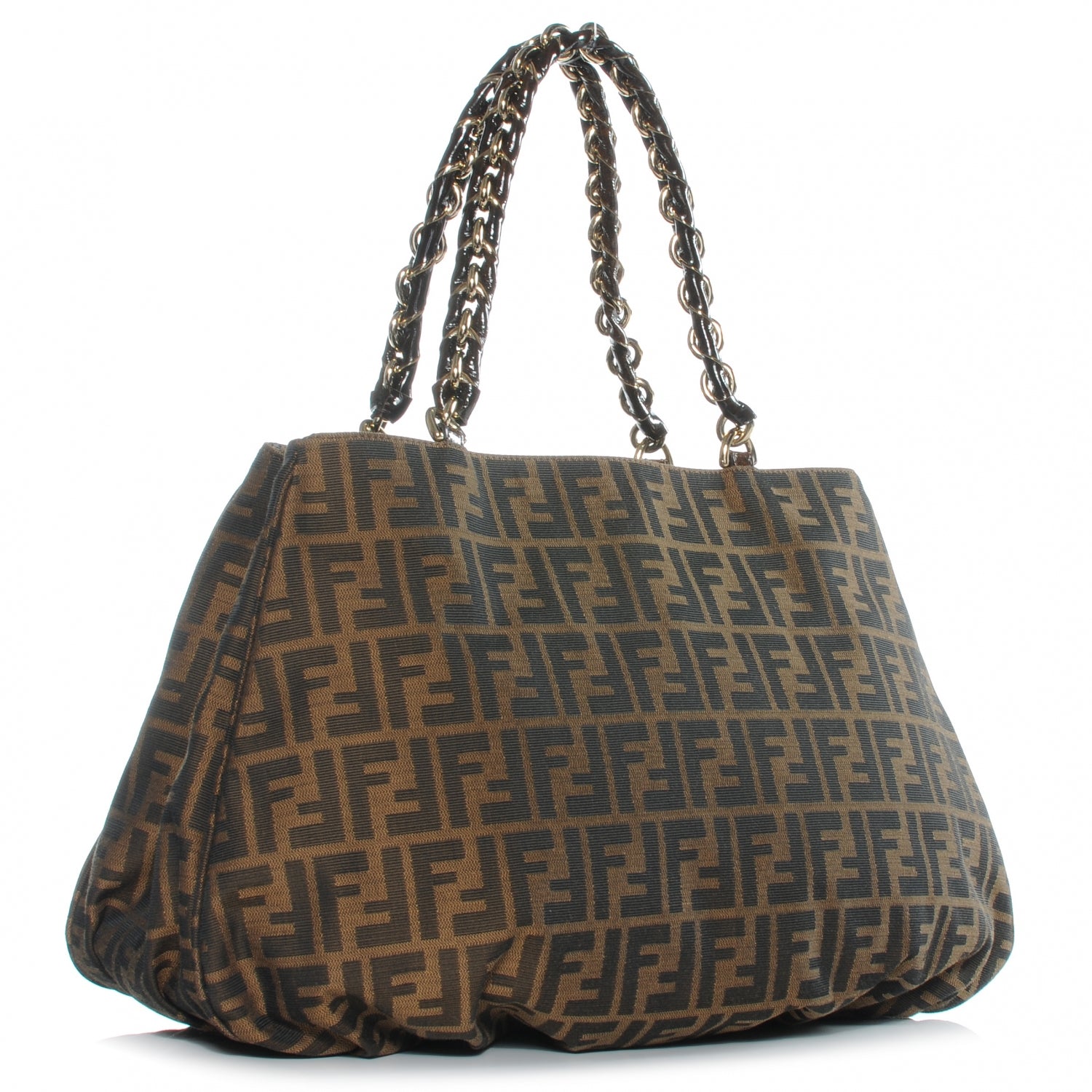 Fendi Zucca Mia Tote Tobacco 3 of 8