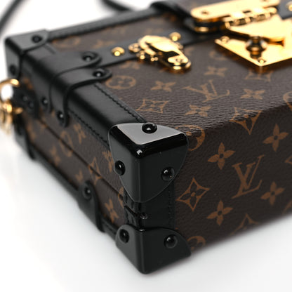 Louis Vuitton Monogram Petite Malle Black 7 of 9