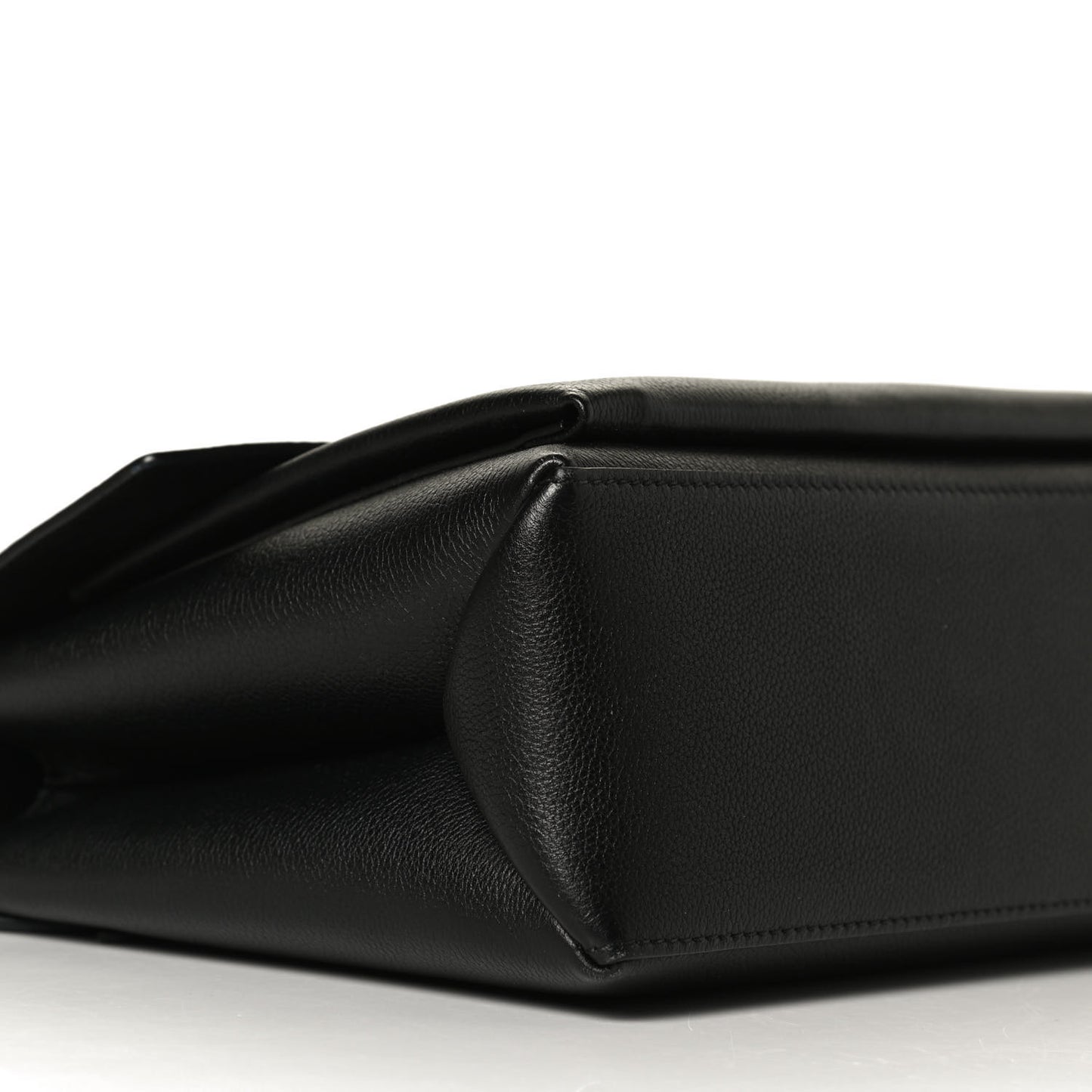 Soft Calfskin My Lockme Top Handle Black