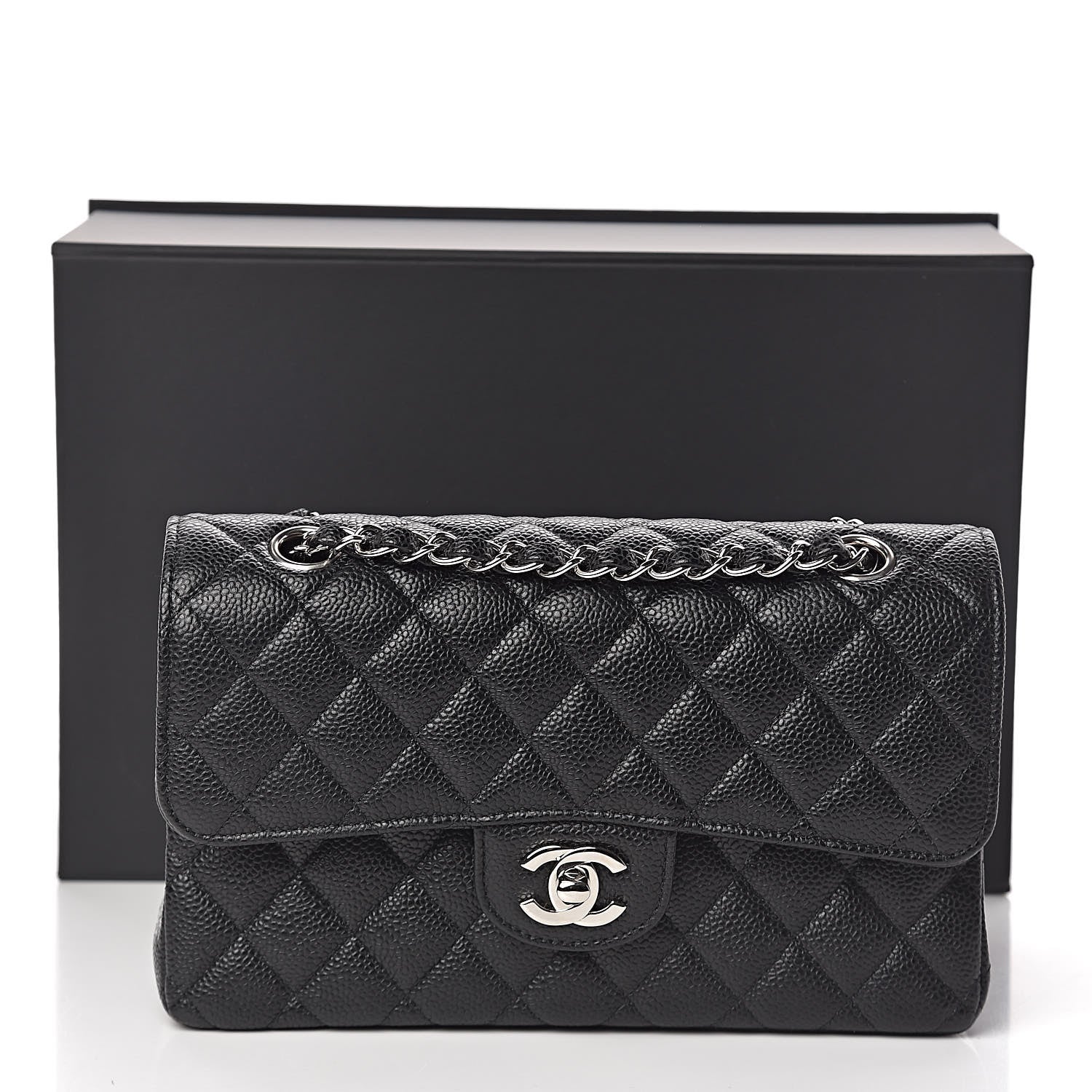 Chanel Caviar Quilted Small Double Flap Black 11 of 11