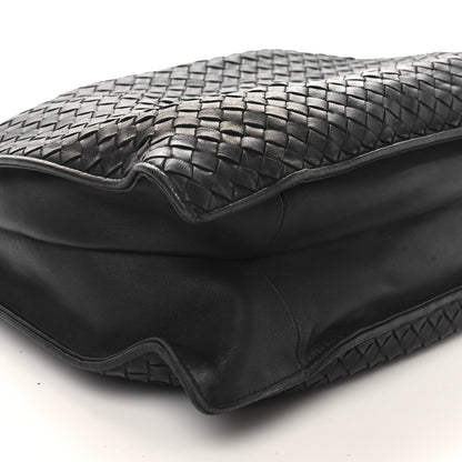 Bottega Veneta Nappa Intrecciato Medium Drawstring Tassel Tote Black 8 of 9