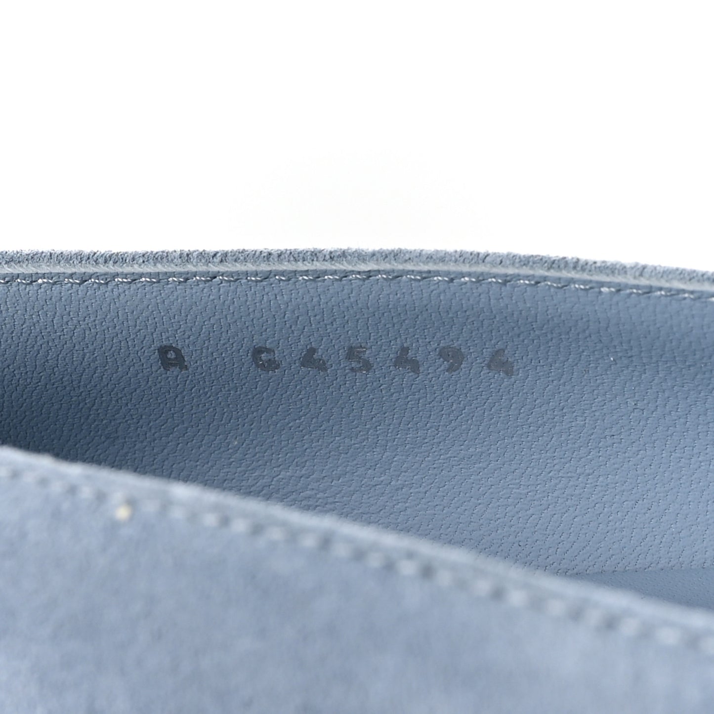 Suede Cap Toe Camellia Ballerina Flats 36 Light Blue