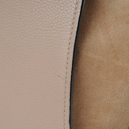 Celine Drummed Calfskin Suede Large Trapeze Dune 12 of 12