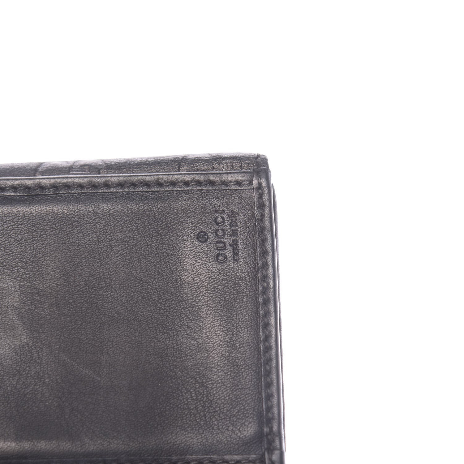 Gucci Guccissima Heart Continental Wallet Black 642495 – FASHIONPHILE