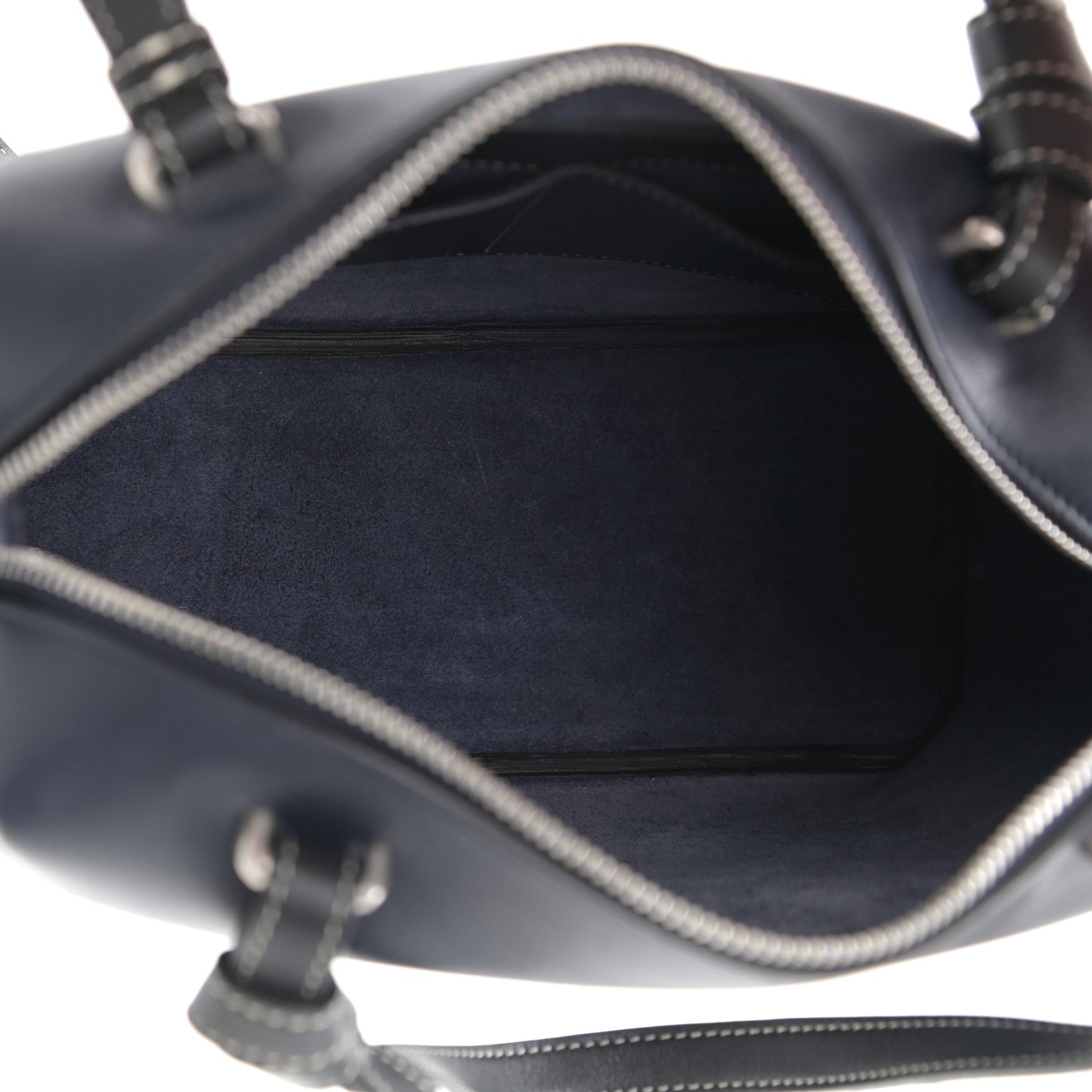 Lambskin Small Soft Cube Satchel Navy