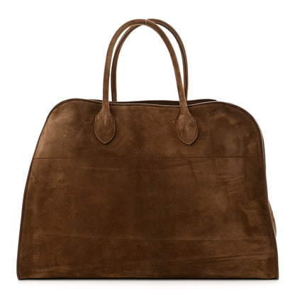 The Row Suede Soft Margaux 15 Desert 1 of 9