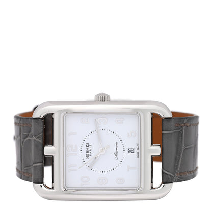 Hermes Stainless Steel Alligator 29mm Cape Cod Automatic Watch Gris Perle 2 of 4