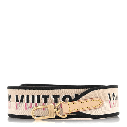 Louis Vuitton Jacquard Speedy Bandouliere 20 Shoulder Strap Black 1 of 5