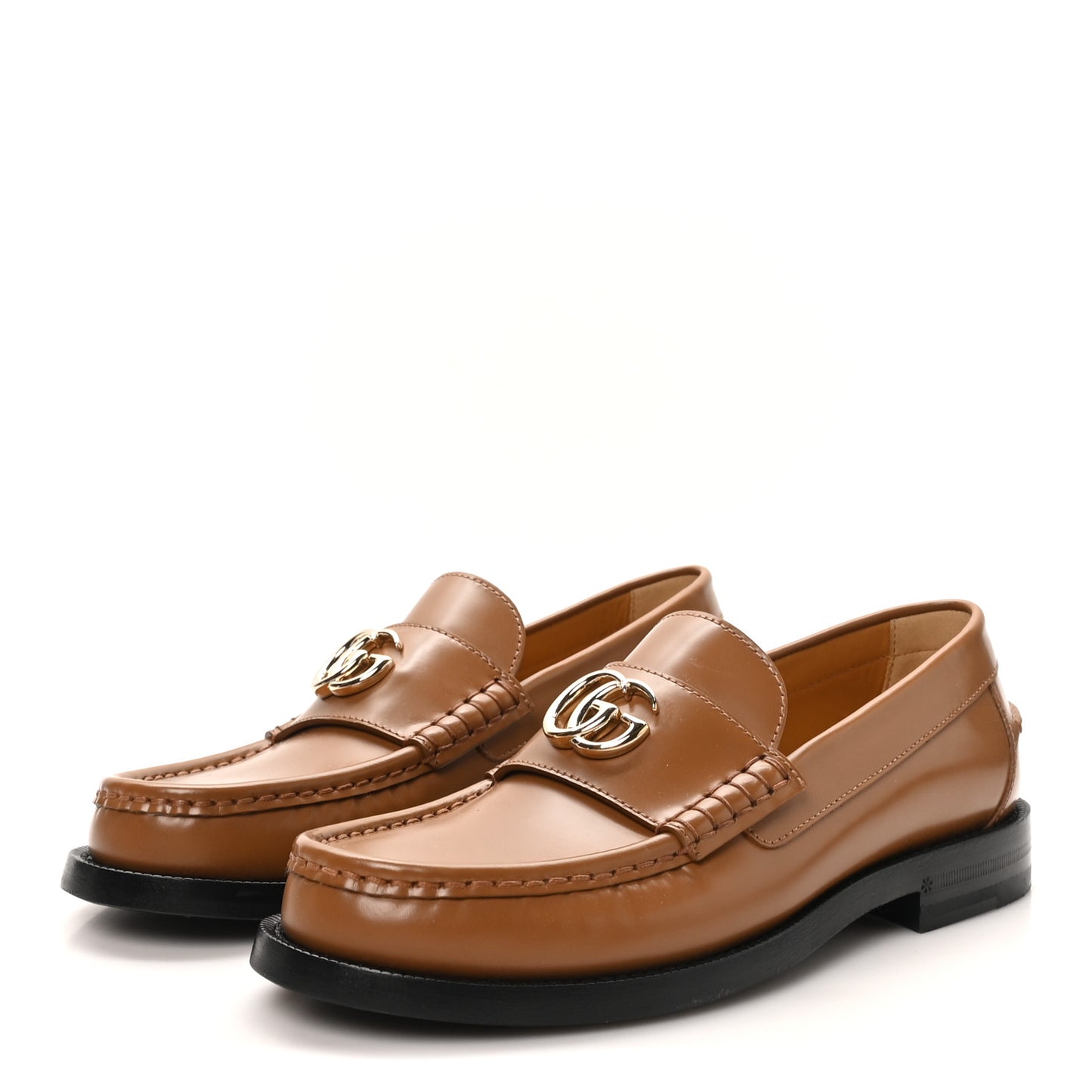 Millennial Ribot Womens GG Marmont Loafers 36 Luminous Wood 36 Luminous Wood