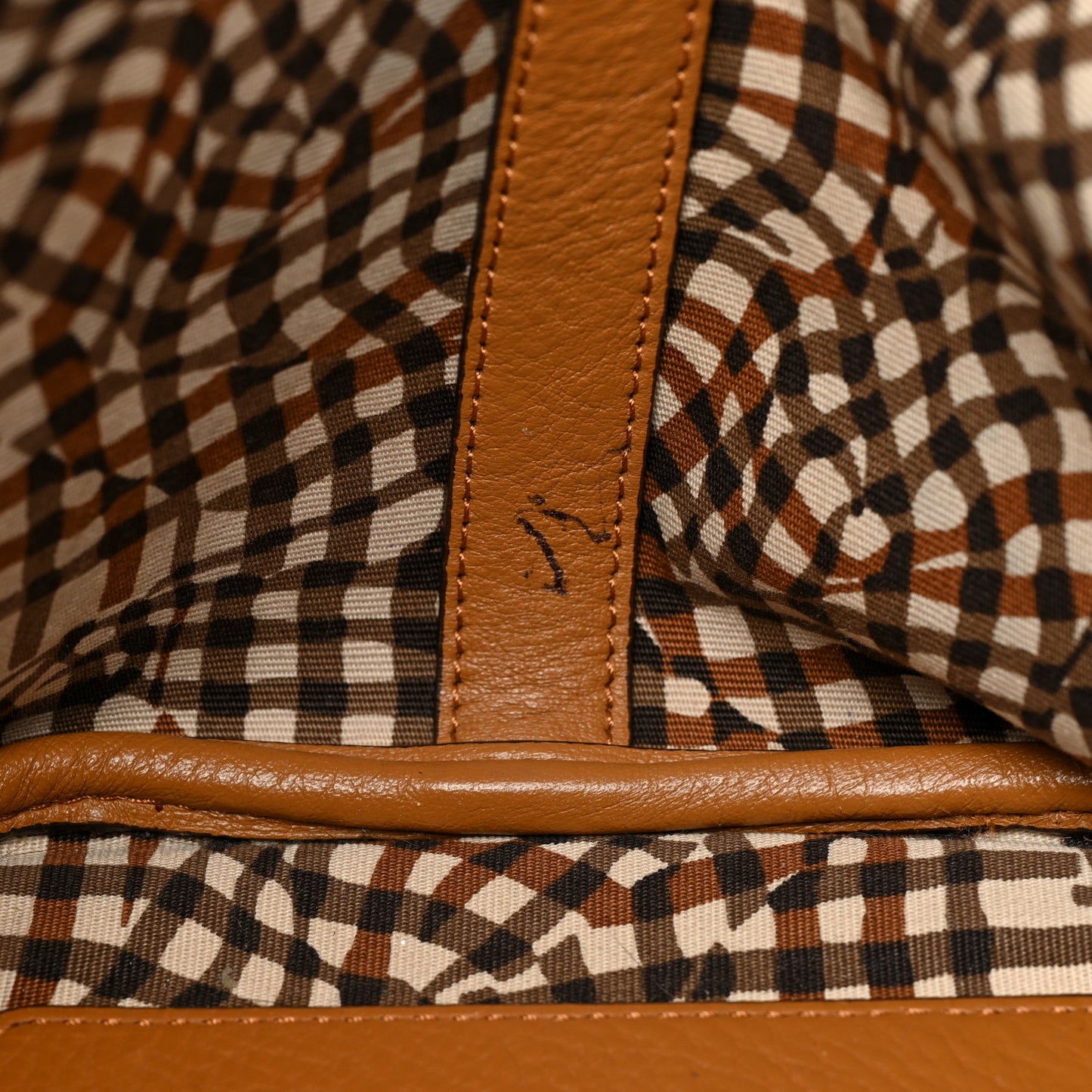 Visetos Medium Liz Reversible Shopper Tote Cognac