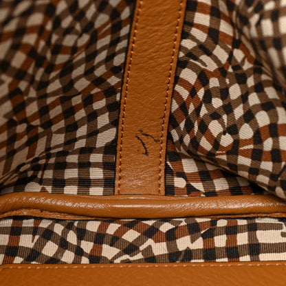 MCM Visetos Medium Liz Reversible Shopper Tote Cognac 18 of 23