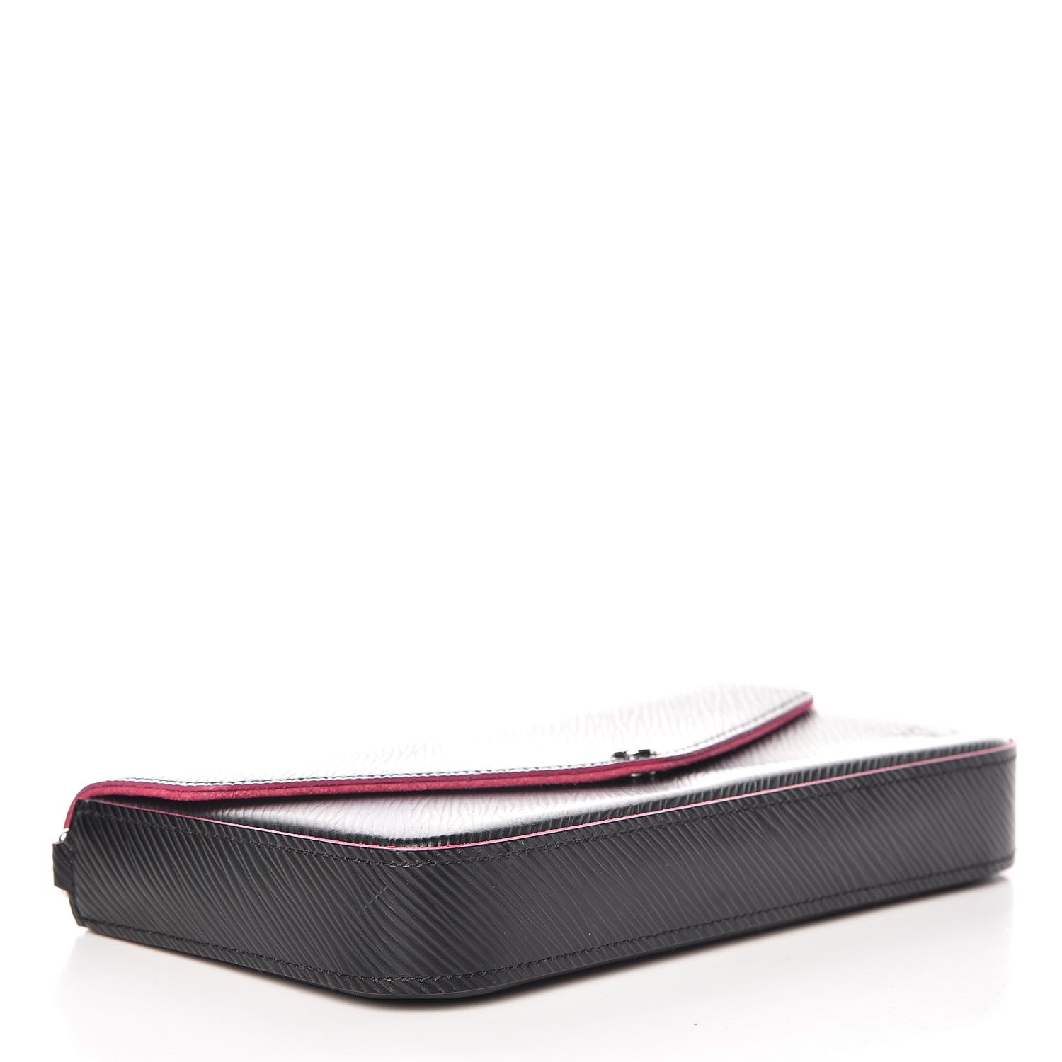 Louis Vuitton Epi Pochette Felicie Black Hot Pink 4 of 10