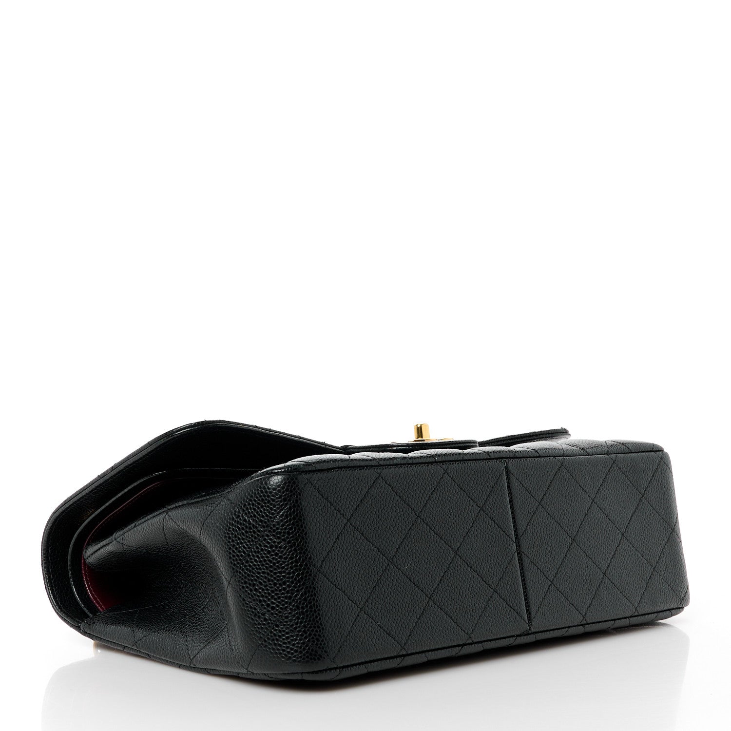 Chanel Caviar Quilted Jumbo Double Flap Black 4 of 12