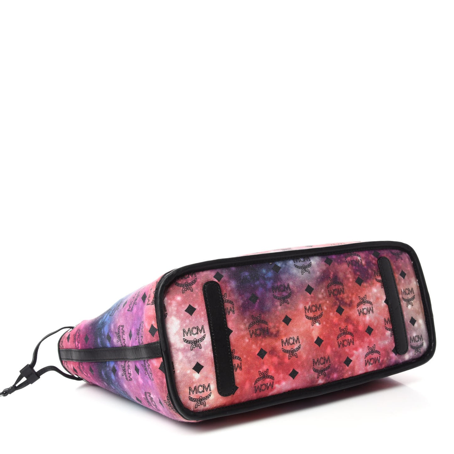 Metallic Galaxy Visetos Medium Project Reversible Shopper Tote Black Multicolor