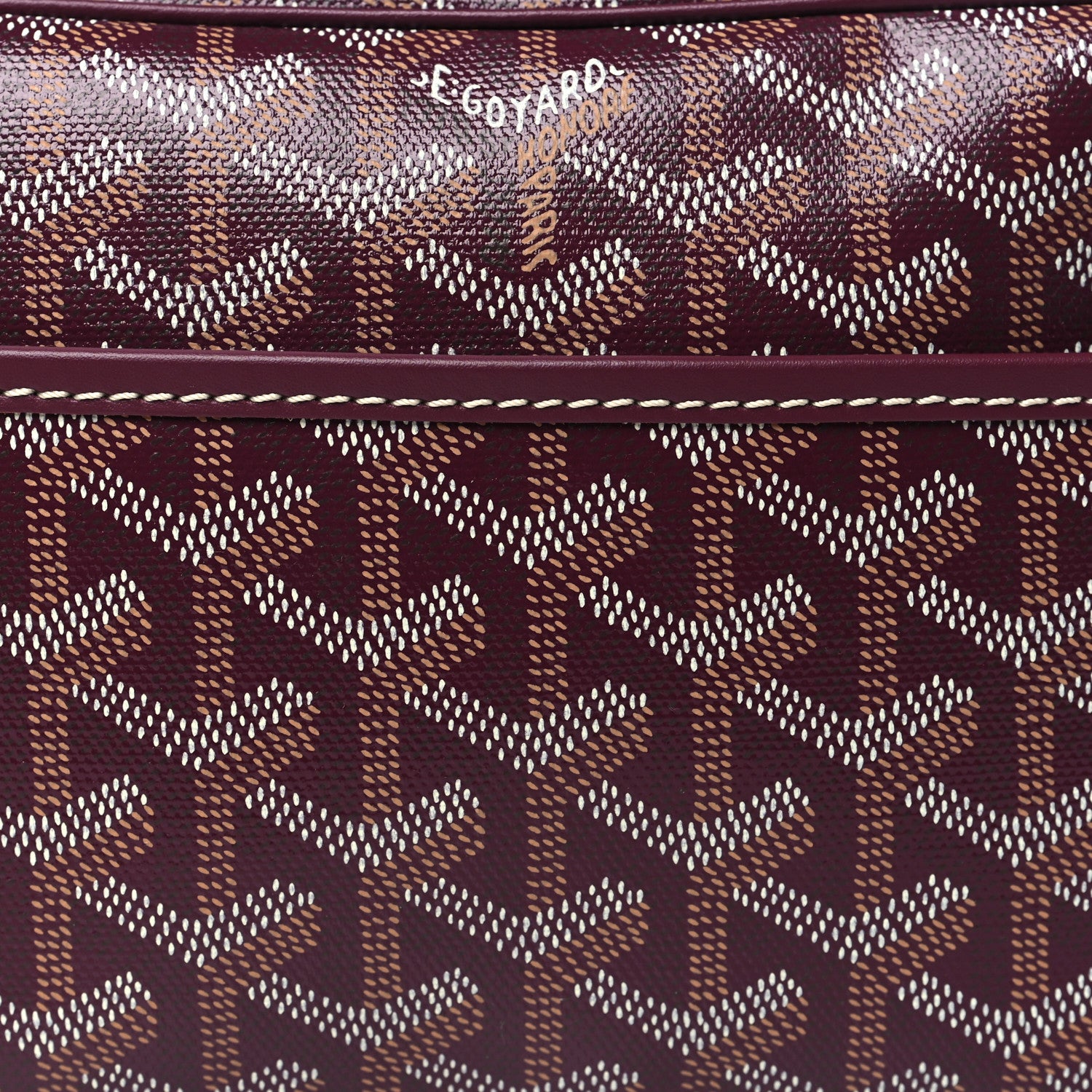 Goyard Goyardine Sac Cap Vert Burgundy 7 of 9