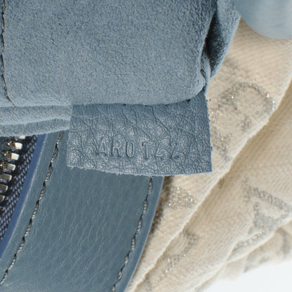 Louis Vuitton Denim Speedy Round Blue 6 of 7