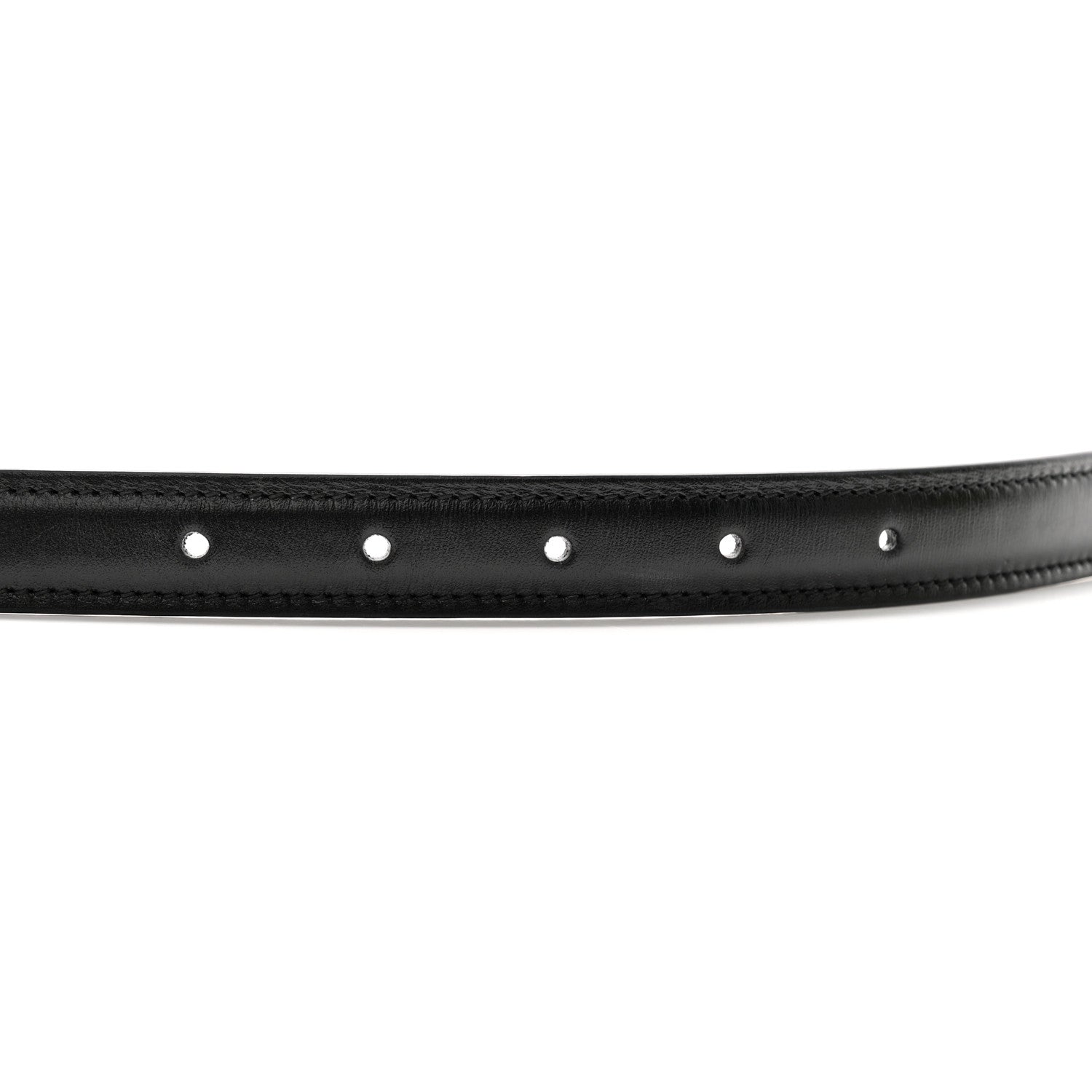 Gucci Calfskin GG Blondie Thin Belt 100 40 Black 3 of 5