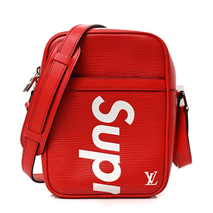 Louis Vuitton X SUPREME Epi Danube PM Red 1 of 8