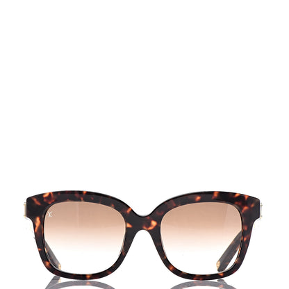 Louis Vuitton Audrey Sunglasses Z0765W Dark Tortoise 2 of 7