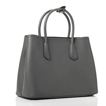 Prada Saffiano Cuir Small Double Bag Marmo 3 of 9