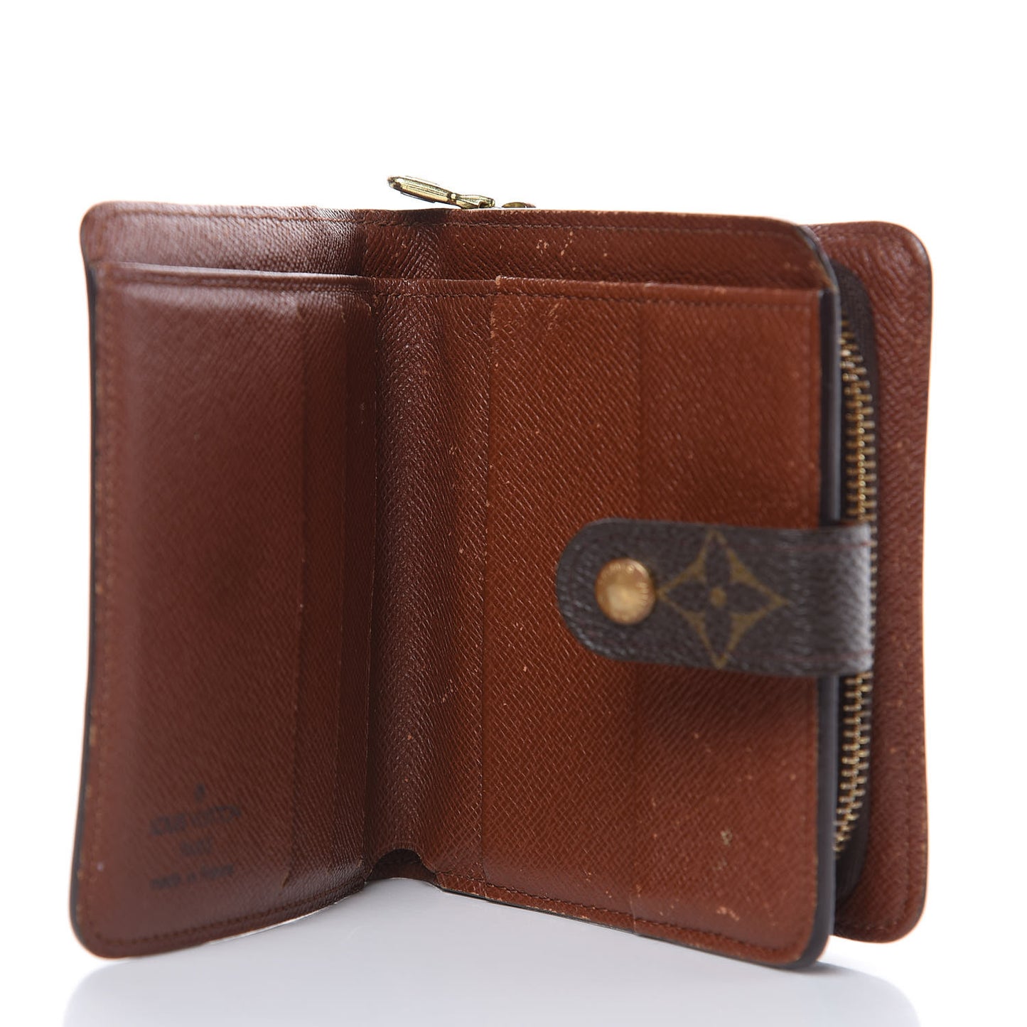 Monogram Compact Zippe Zipped Wallet