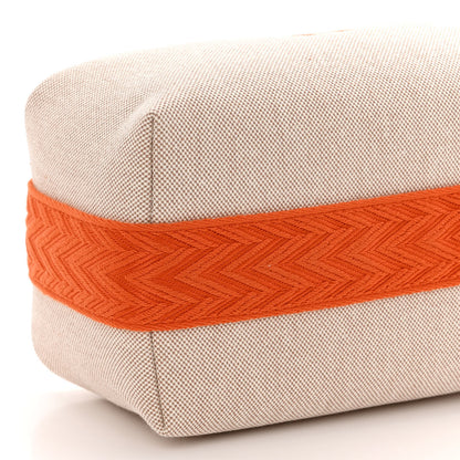 Hermes Canvas Small Bride-A-Brac Pouch Natural Orange 8 of 10