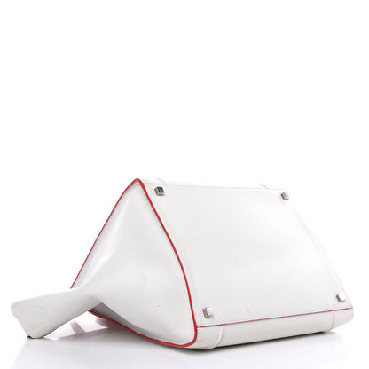Celine Smooth Calfskin Medium Phantom Luggage White 4 of 26